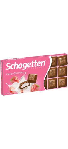 Chocolate Schogetten Iogurte de Morango 100g Chocolate Schogetten Iogurte de Morango 100g