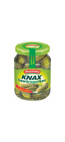 Hengstenberg - Pepinos KNAX Condimentados 330g