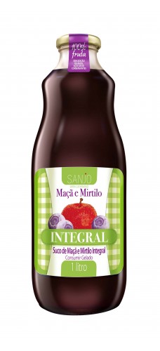 SUCO SANJO DE MACA COM MIRTILO 1L