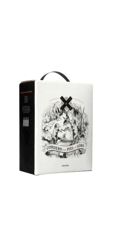 Bag 3L CORDERO COM PIEL DE LOBO Malbec